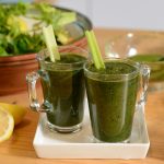 ירקות ירוקים לתהליך ניקוי